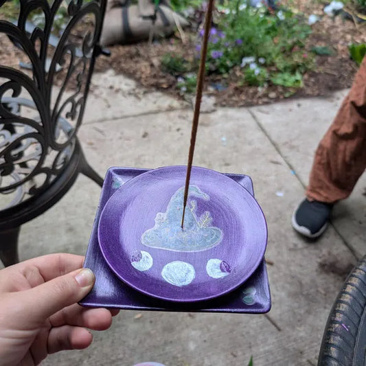 Witch's Hat Incense Holder Tray